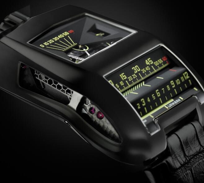 Urwerk Watch Replica LAB collection UR-CC1 ALTIN